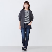 モデル身長170cm・着用：グレー、Mサイズ