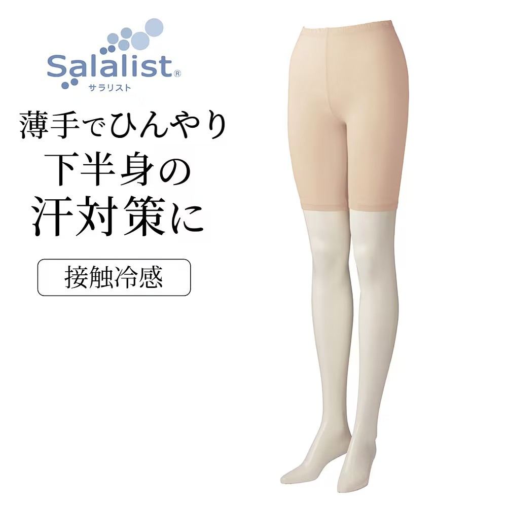 【サラリスト/Salalist】汗取りインナー・綿混三分丈レギンス
