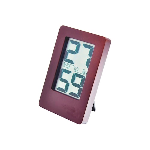 天然木のデジタル温度計＆湿度計
