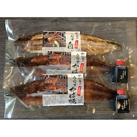 かば焼き2匹、白焼き1匹