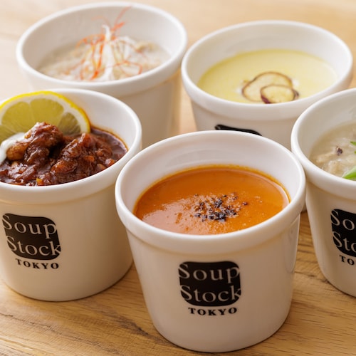 人気のスープセット（Soup Stock Tokyo）