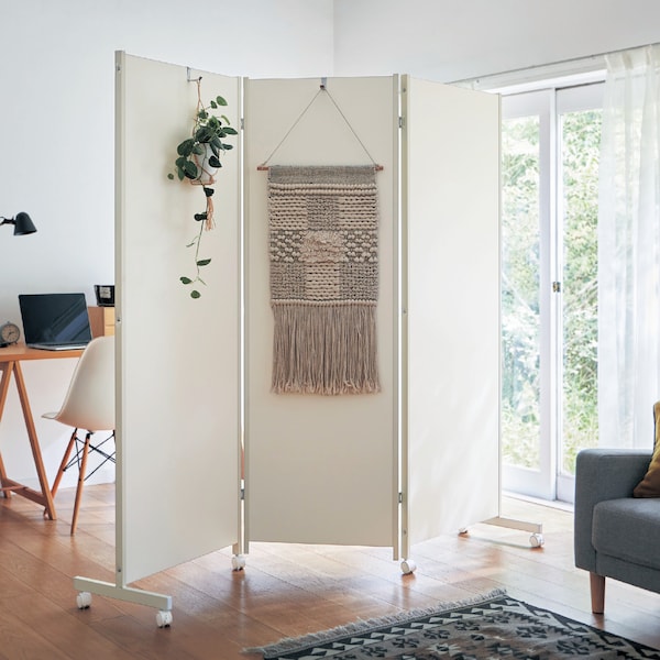 【ベルメゾン】【在庫限りのお買得】 キャスター付き間仕切りパーテーション