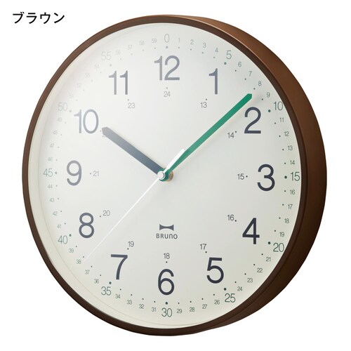 細かな表記で時刻が読みやすい掛け時計「イージータイムクロック」
