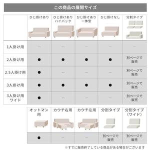 サイズ展開一覧