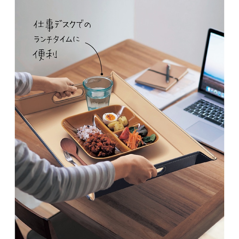 ブラウン×アイボリー　M