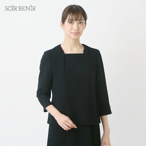 【20％OFF】洗える◎ブラックフォーマルブラウス【7ABR～15ABR】【喪服・礼服】