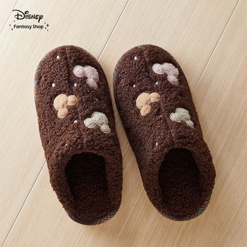 足首まであったかな脱ぎ履きしやすいもこもこボアスリッパ(選べるキャラクター)