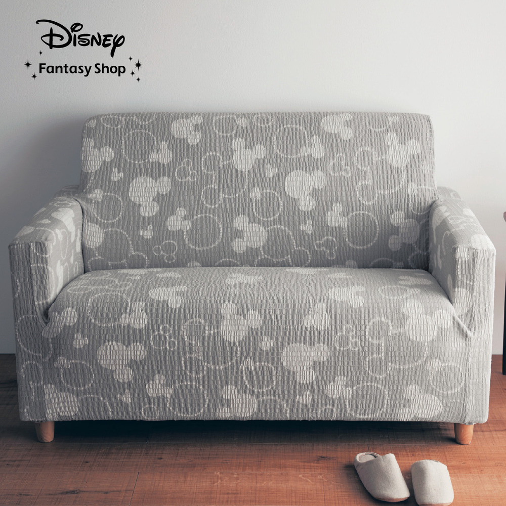 【ディズニー/Disney】ぴったりフィットする抗菌防臭の伸びるソファーカバー「ミッキーモチーフ」