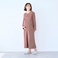 ブラウン系小花柄