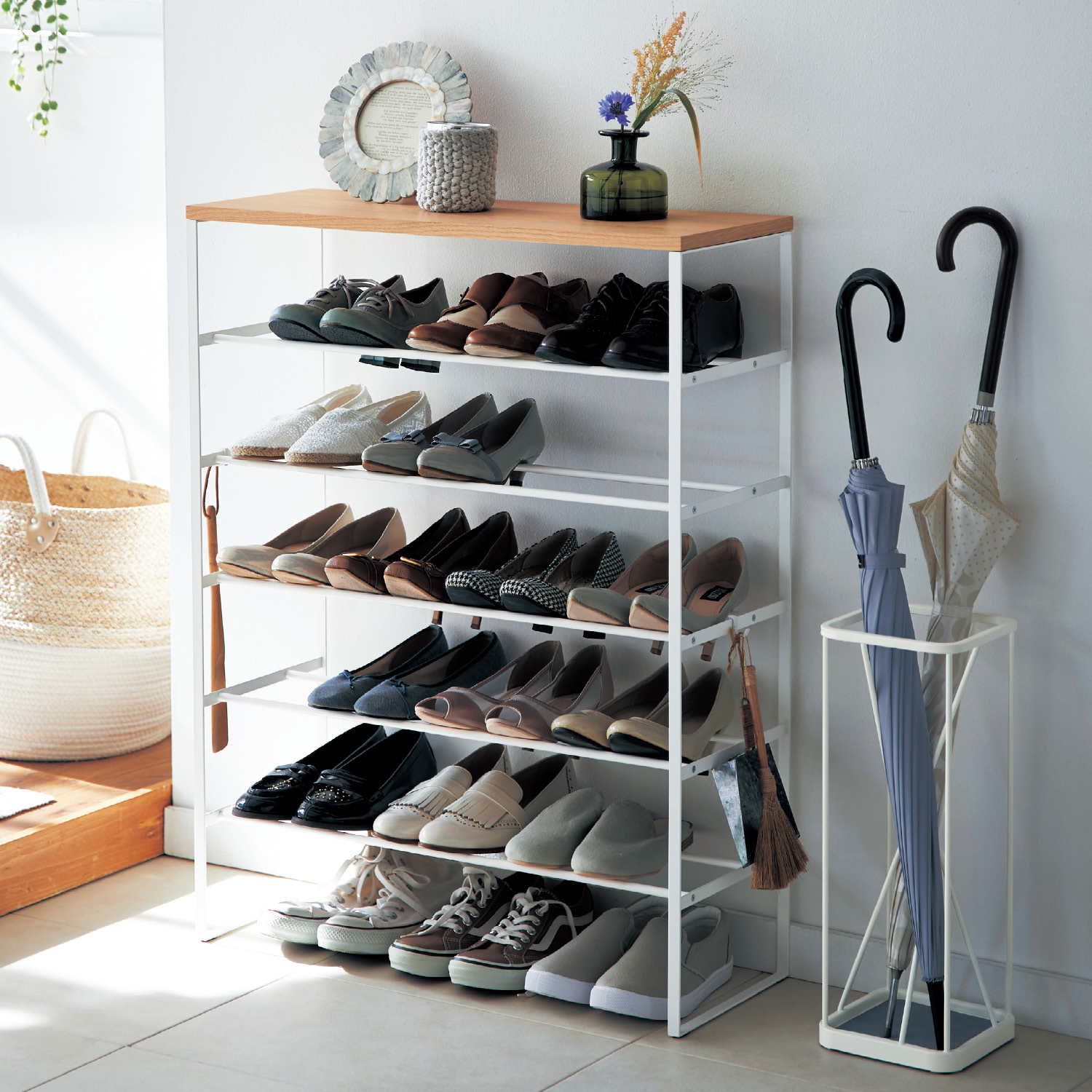 【タワー/tower】木天板のシューズラック 【タワー/tower】木天板のシューズラック