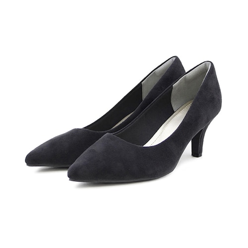 ※7cmポインテッドトウパンプス【甲高・幅広】