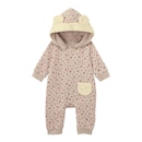 グレージュ小花柄