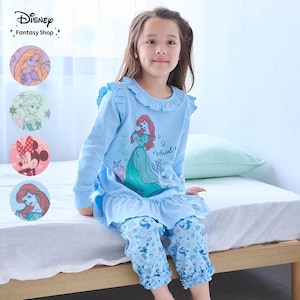 【ディズニー/Disney】【新柄登場】 フリルスムースパジャマ(選べるキャラクター)