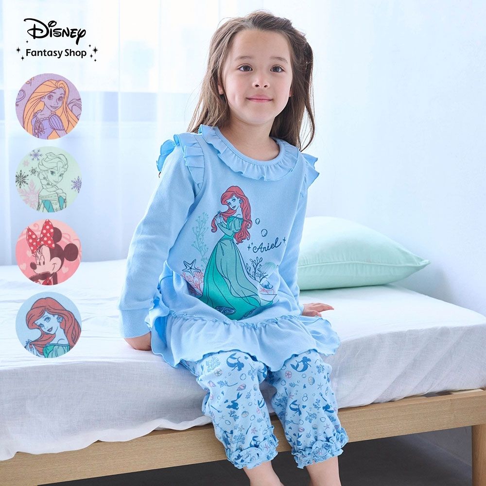 【ディズニー/Disney】【新柄登場】 フリルスムースパジャマ(選べるキャラクター)