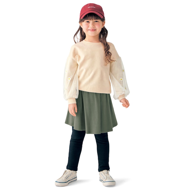 カーキ／モデル身長114cm・サイズ110