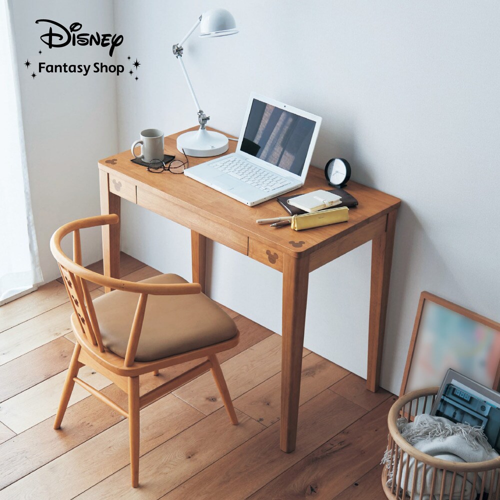 【ディズニー/Disney】ずっと使えるシンプルパソコンデスク「ミッキーモチーフ」