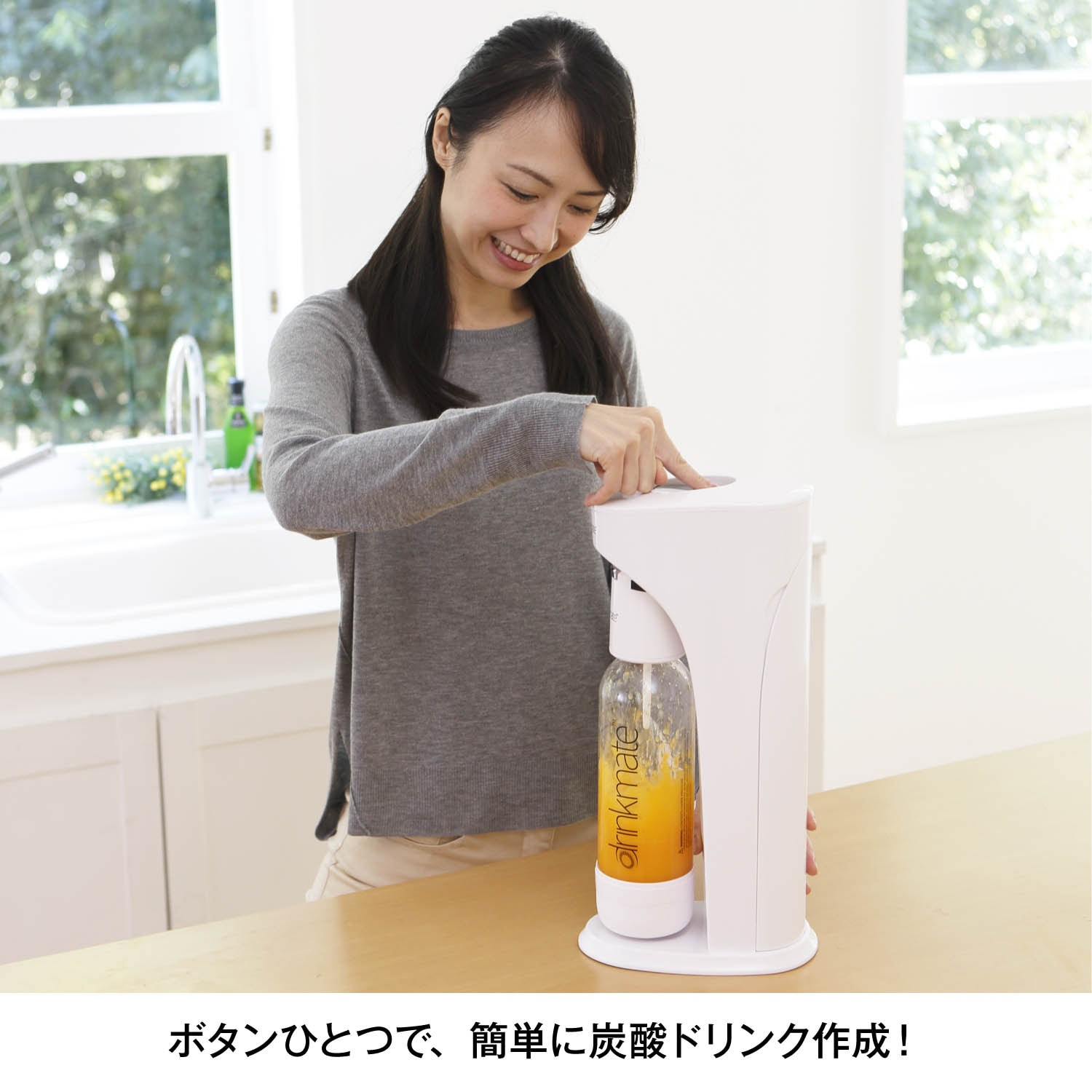 炭酸メーカー”ドリンクメイト”」（ホットサンド/デザート
