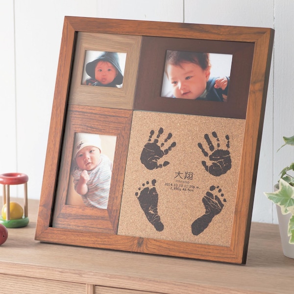 【ちあき工房】コルク手足形ウッドスタンド・お仕立て券 【ベビー用品】