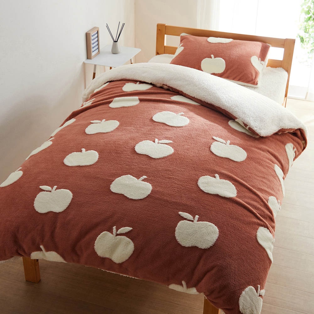 吸湿発熱蓄熱ボア　掛け布団カバー（ダブル）敷カバー、枕カバー（2点）セット 吸湿発熱蓄熱ボア 掛け布団カバー（ダブル）敷カバー、枕カバー