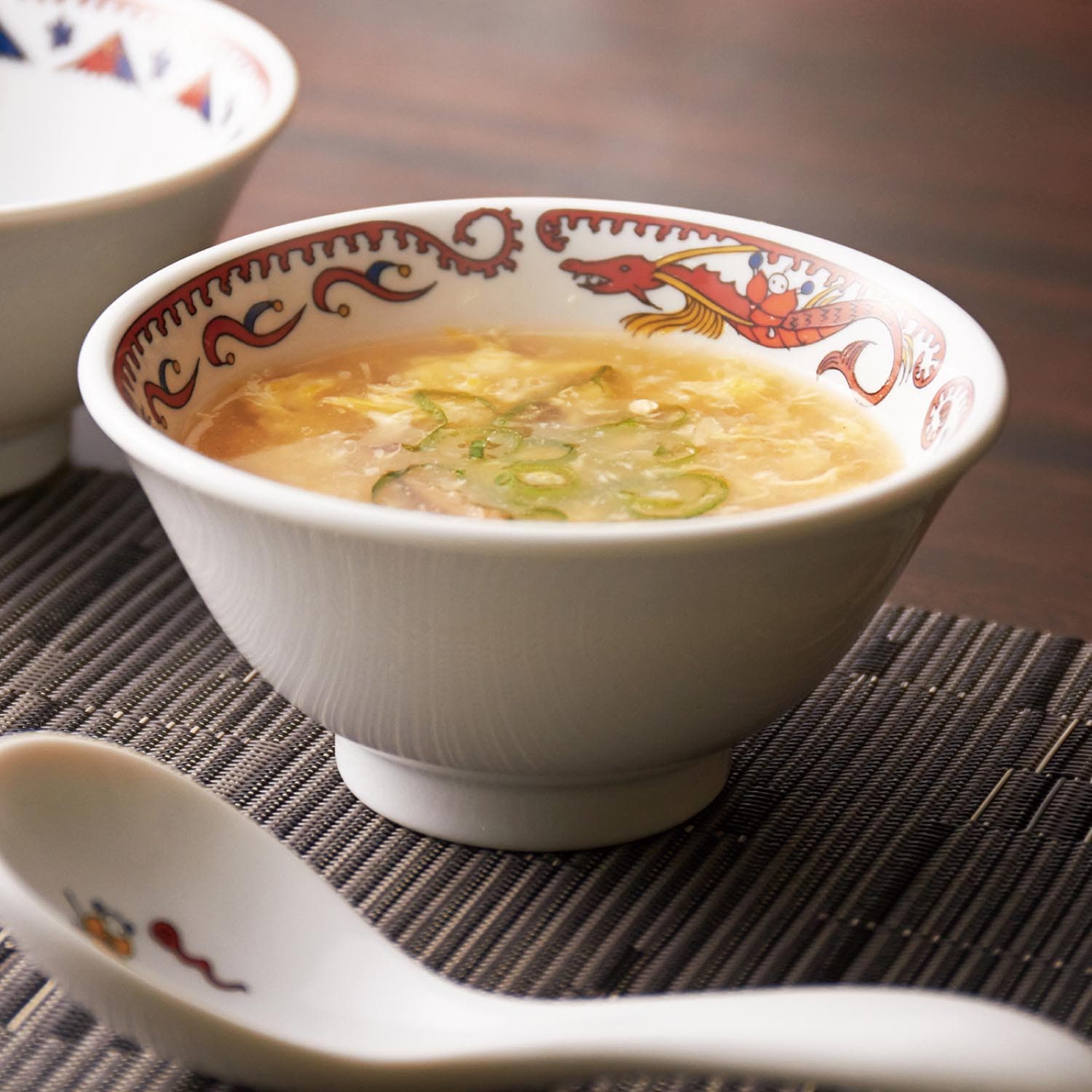 ＜ベルメゾン＞中華料理用食器「チンタオシリーズ」スープ椀2個セット[日本製]画像