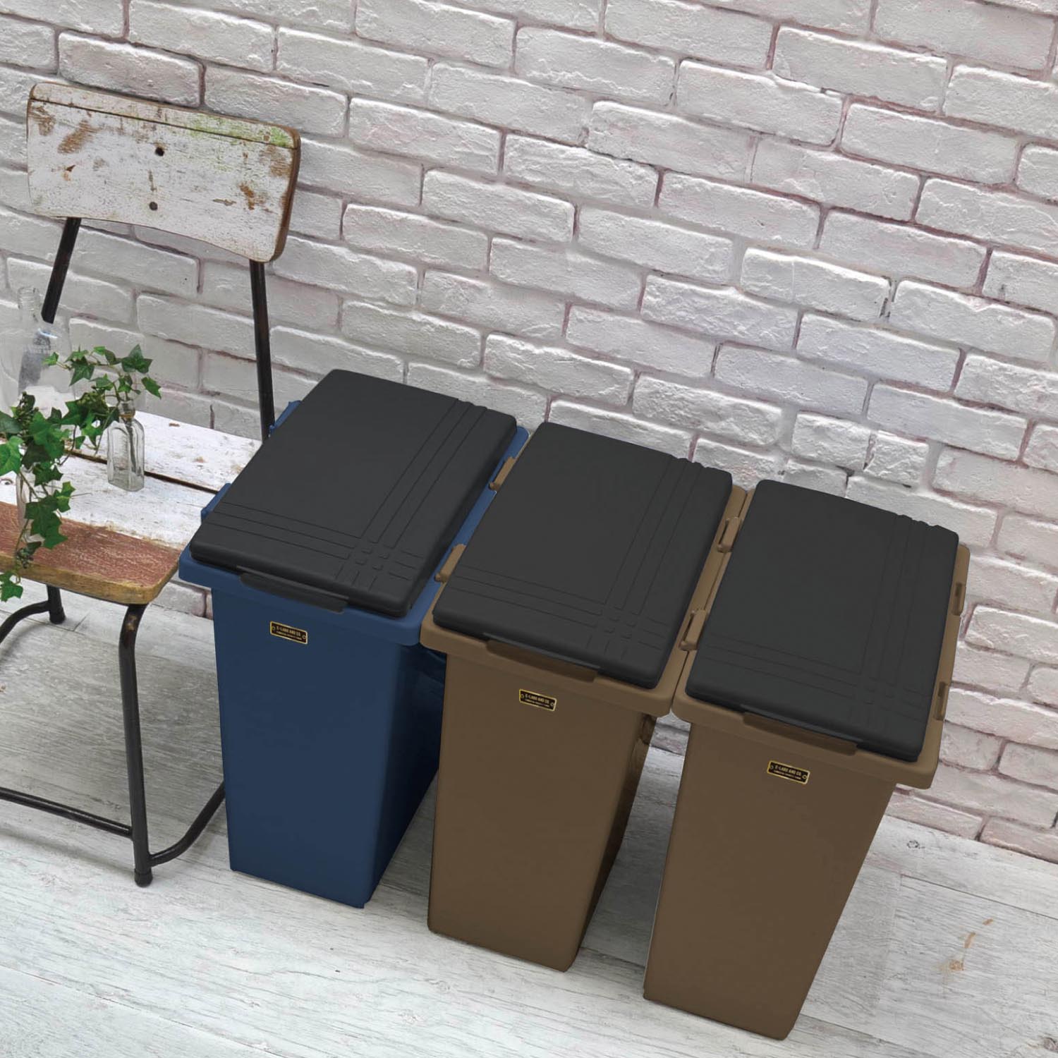 連結出来る外置きダストボックス 45l 屋外ゴミ箱 イーラボ E Labo 通販のベルメゾンネット 連結出来る外置きダストボックス 45l 屋外ゴミ箱 イーラボ E Labo 通販のベルメゾンネット