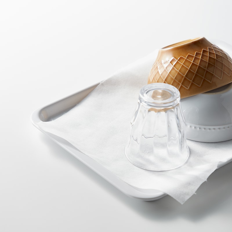 吸水力がいいから食器の水切りにも