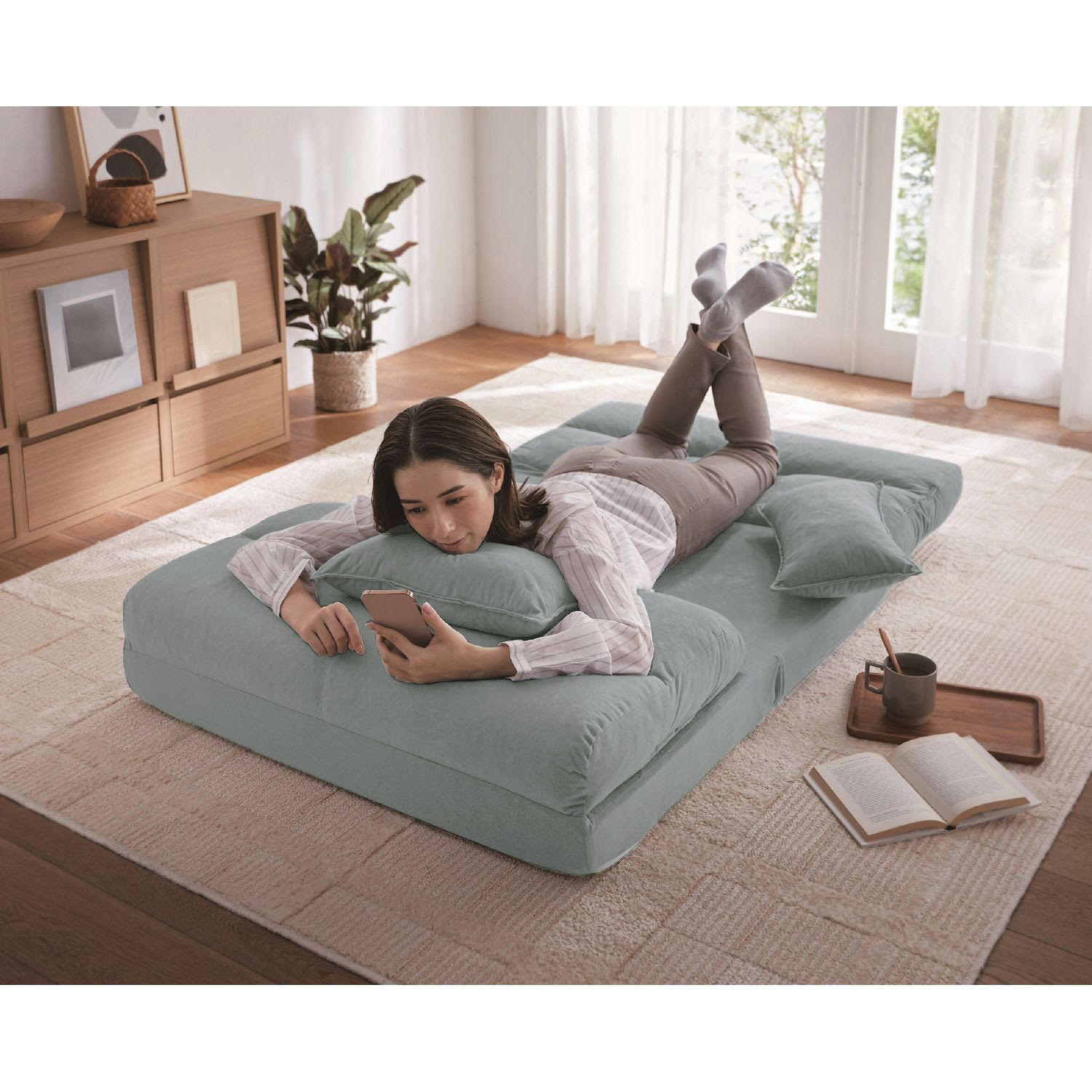 ゆったりくつろぎ4WAYソファーベッド ゆったりくつろぎ4WAYソファーベッド