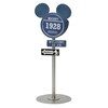 【ディズニー/Disney】ヴィンテージデザインの標識ソーラーライト「ミッキーマウス」