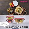 【ハリオ/HARIO】耐熱ガラスの保存容器3個セット