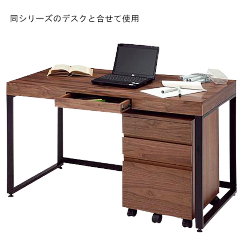 ※仕様の参照です。デスク引出し部の前板以外はナチュラル色になります。
