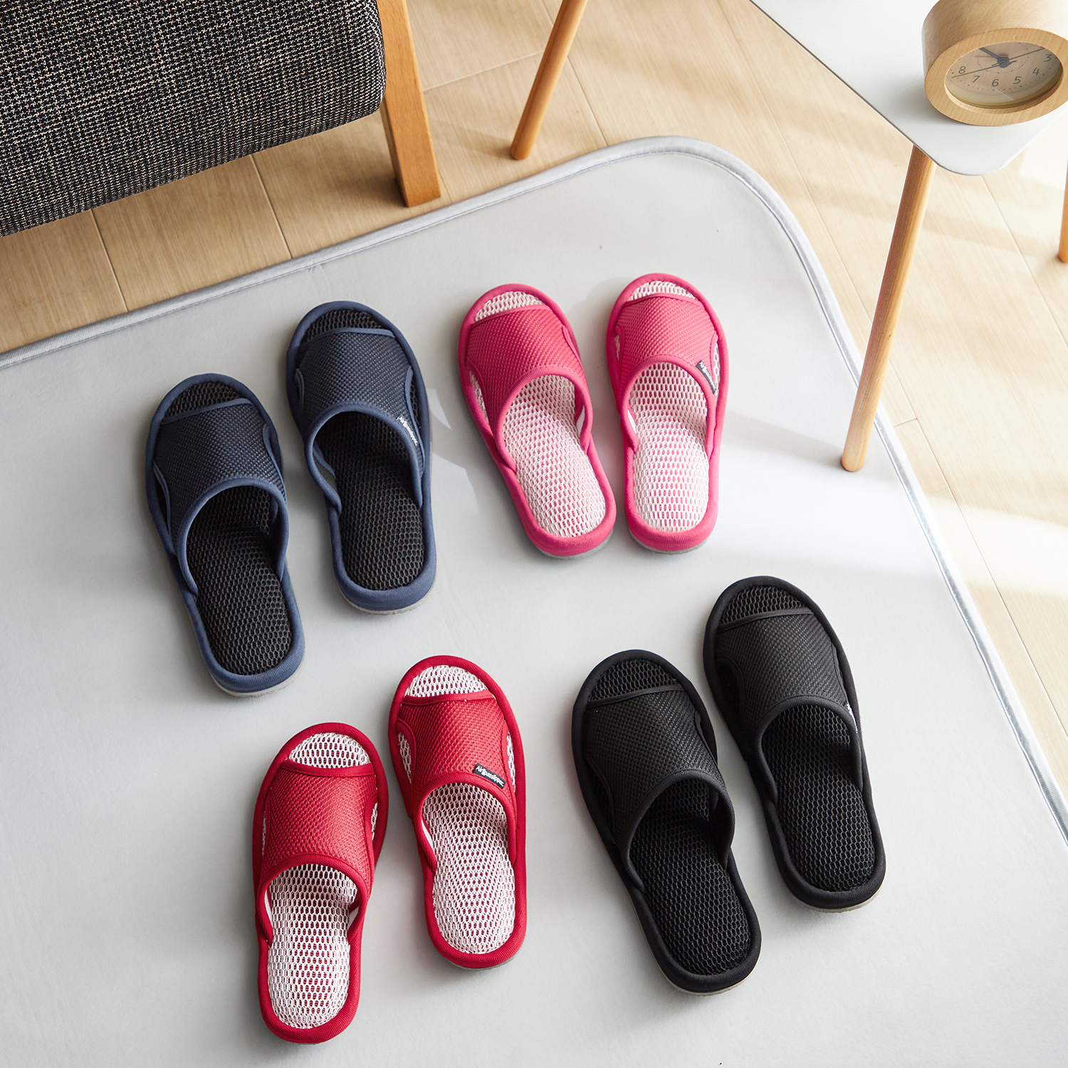 【ベルメゾン】快適ダブルメッシュスリッパ 【夏スリッパ】