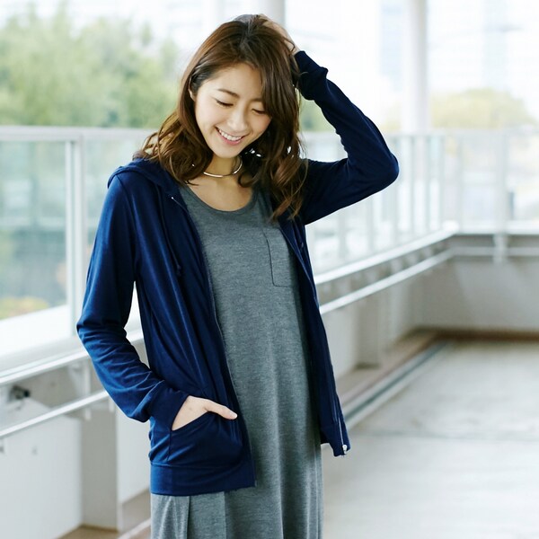 【ベルメゾン】紫外線からお肌を守るカットソーパーカ