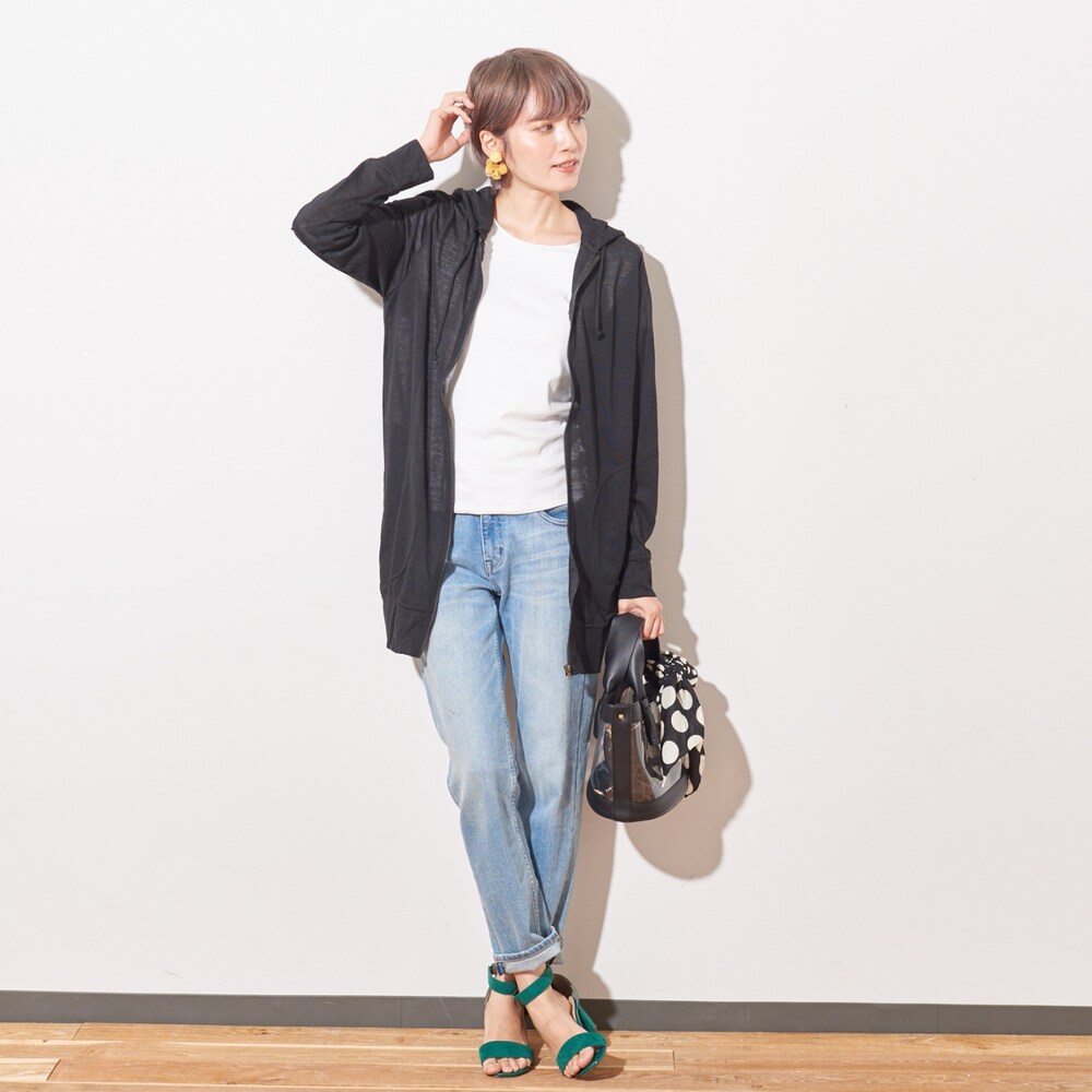 着用モデル身長163cm・Mサイズ