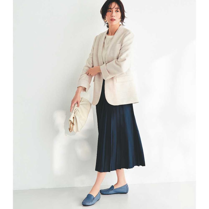 グレイッシュブルー着用