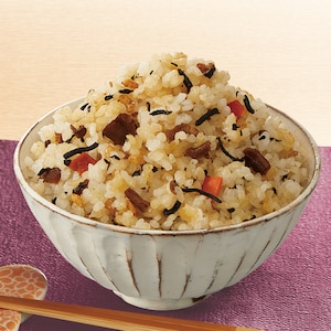 安心米　ひじきご飯(100g)×15袋をお届けします。