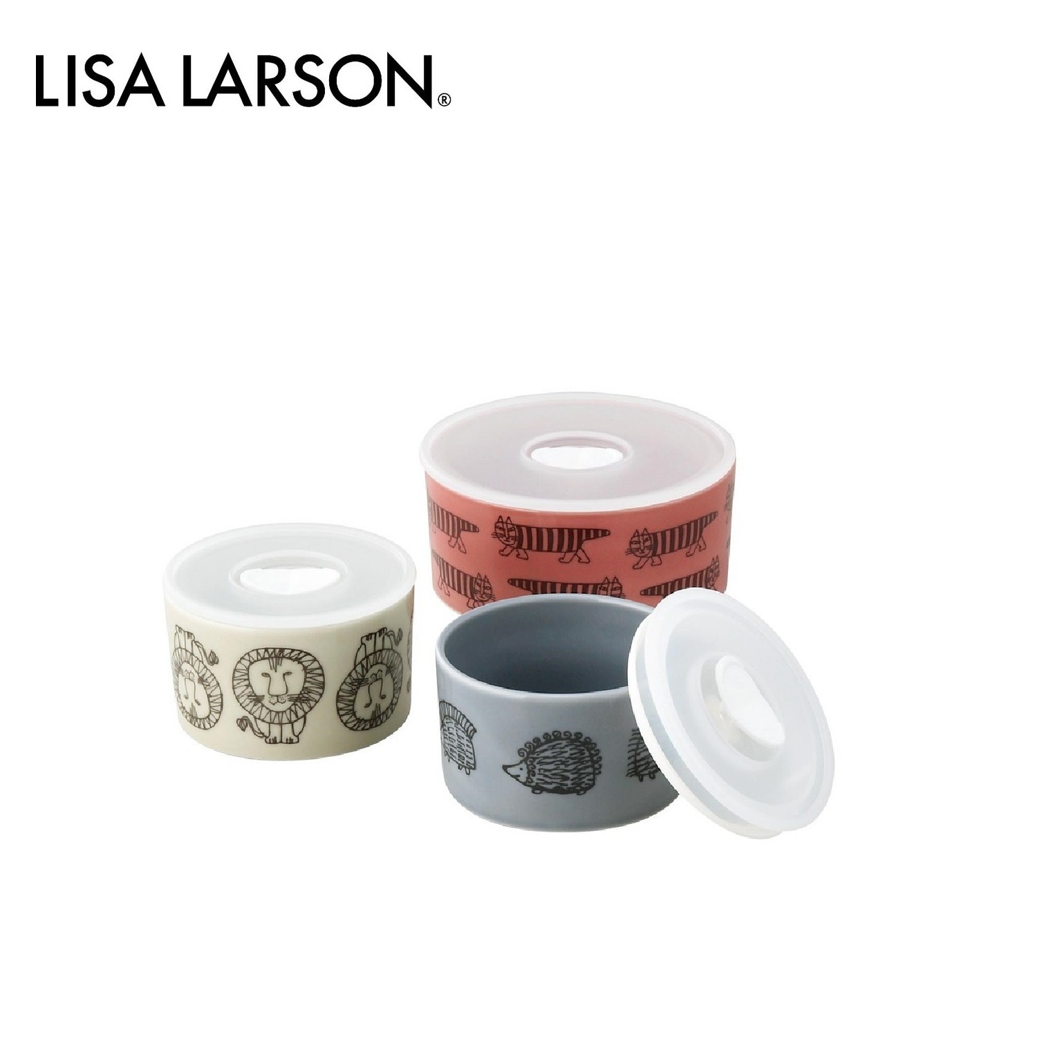 【リサ・ラーソン/Lisa Larson】レンジパック3点セット