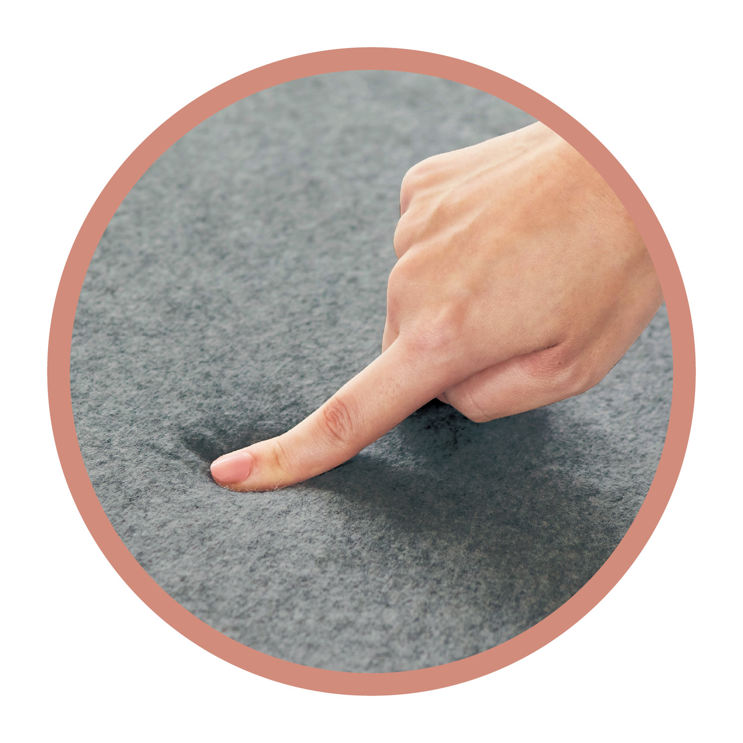 <低反発ボリュームタイプ>すべり止めシート付き。ラグの下に敷くアンダーラグ(BELLE MAISON DAYS) <低反発ボリュームタイプ>すべり止めシート付き。ラグの下に敷くアンダーラグ(BELLE MAISON DAYS)