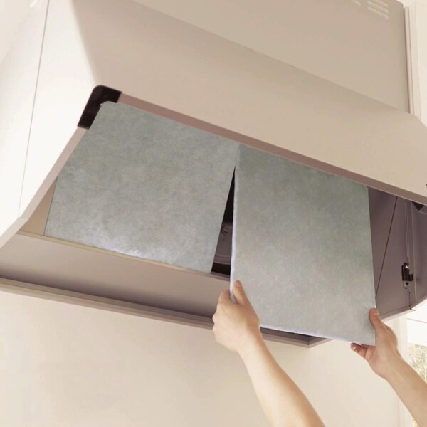 【ベルメゾン】取り付け簡単!かぶせるだけレンジフードフィルター無地 【お試し版あり】