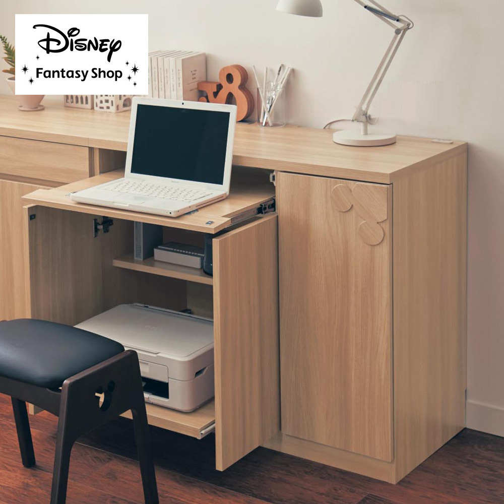 【ディズニー/Disney】パソコンキャビネット「ミッキーモチーフ」 【ディズニー/Disney】パソコンキャビネット「ミッキーモチーフ」
