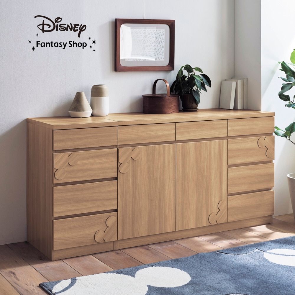 【ディズニー/Disney】リビングキャビネット「ミッキーモチーフ」 【ディズニー/Disney】リビングキャビネット「ミッキーモチーフ」