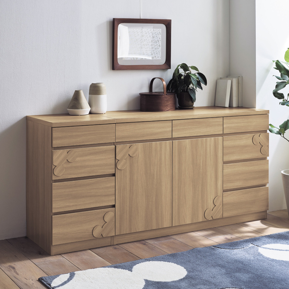 リビングキャビネット「ミッキーモチーフ」(ディズニー/Disney) リビングキャビネット「ミッキーモチーフ」(ディズニー/Disney)