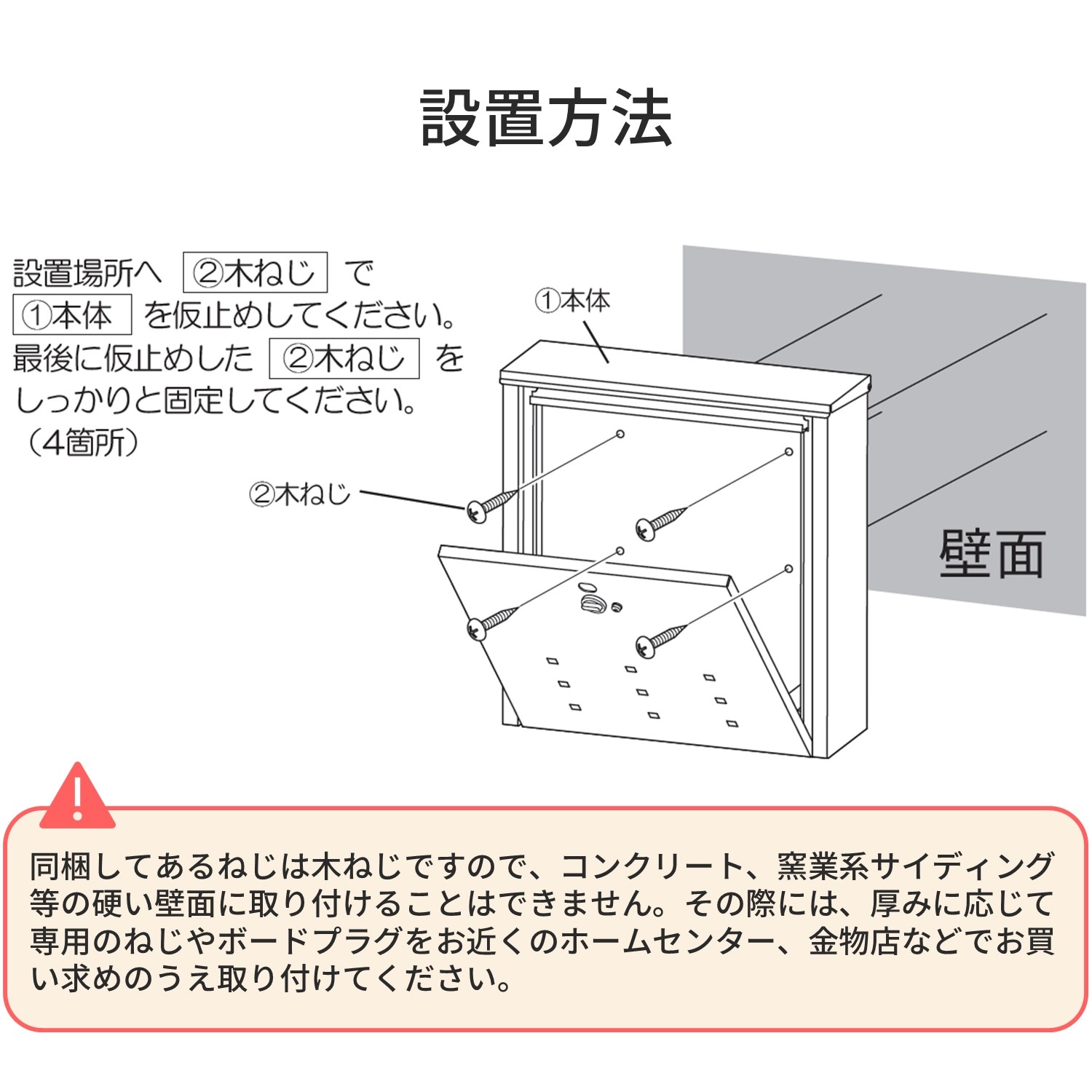 郵便ポスト兼用】メール便ポスト兼用宅配ボックス（郵便ポスト/宅配