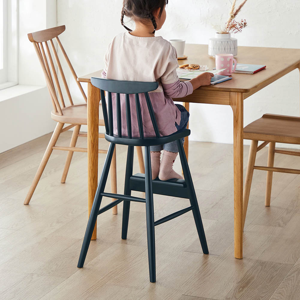 キッズも使えるハイタイプのウィンザーチェア <座面高52cm> キッズも使えるハイタイプのウィンザーチェア <座面高52cm>