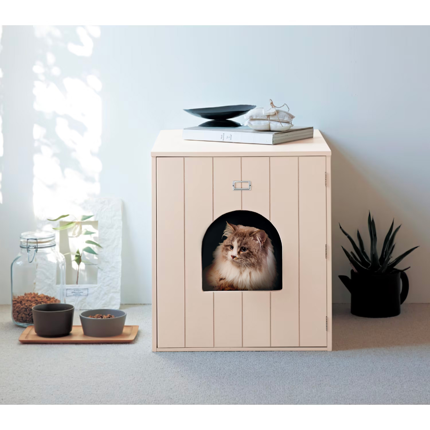 【ベルメゾン】猫用トイレ収納カバー