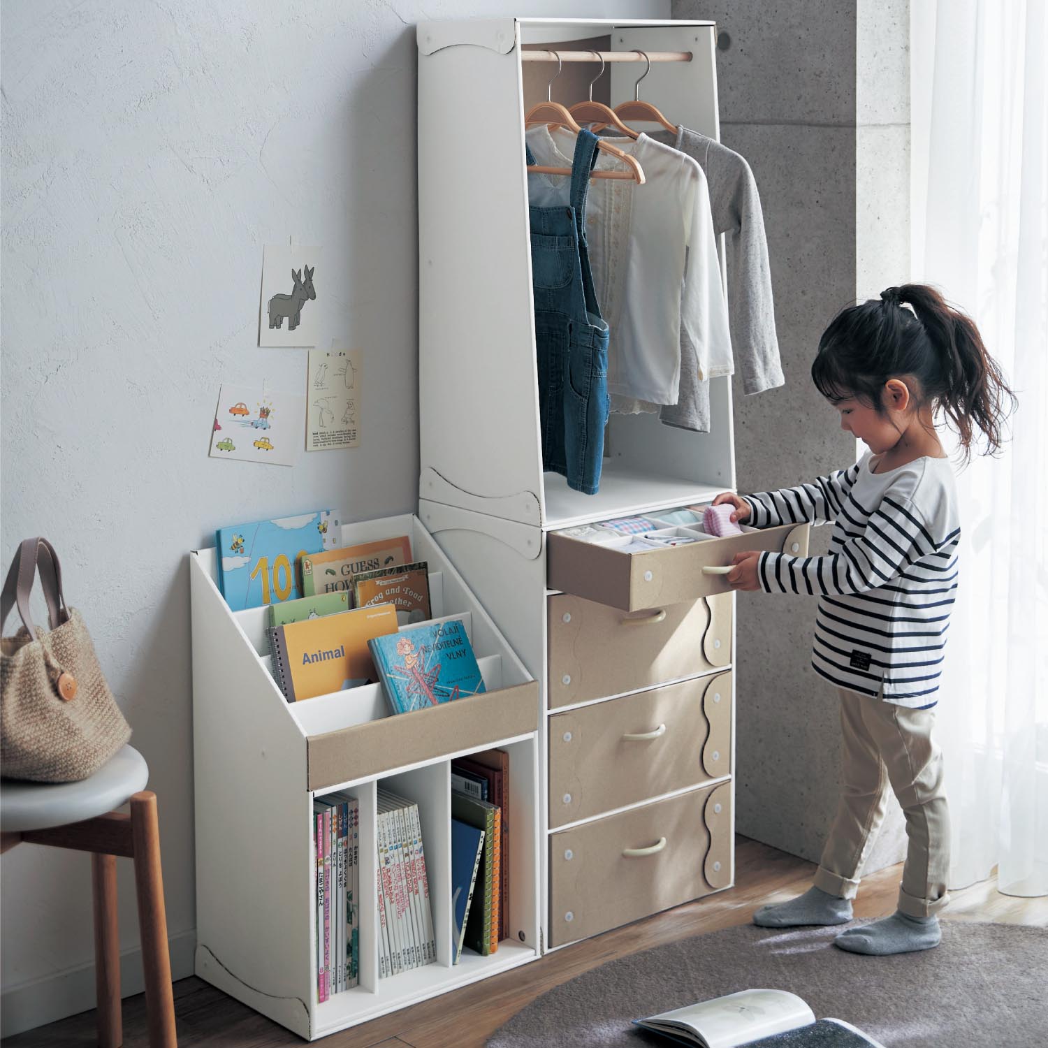 クラフト製のハンガーラック チェスト 通販のベルメゾンネット クラフト製のハンガーラック チェスト 通販のベルメゾンネット