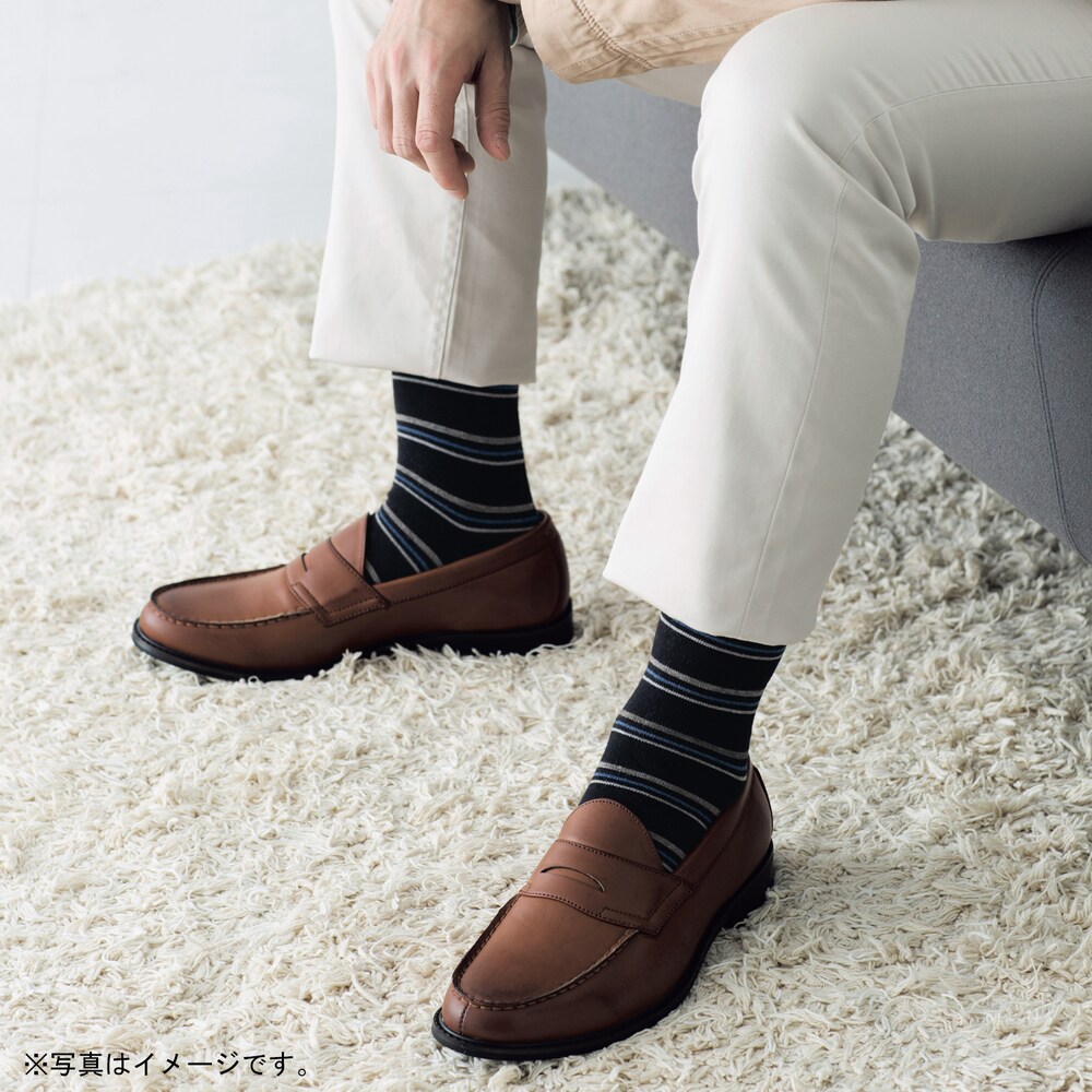 【ベルメゾン】革靴からスニーカーまで合わせやすい抗菌防臭メンズソックス 【累計販売数19万点突破】