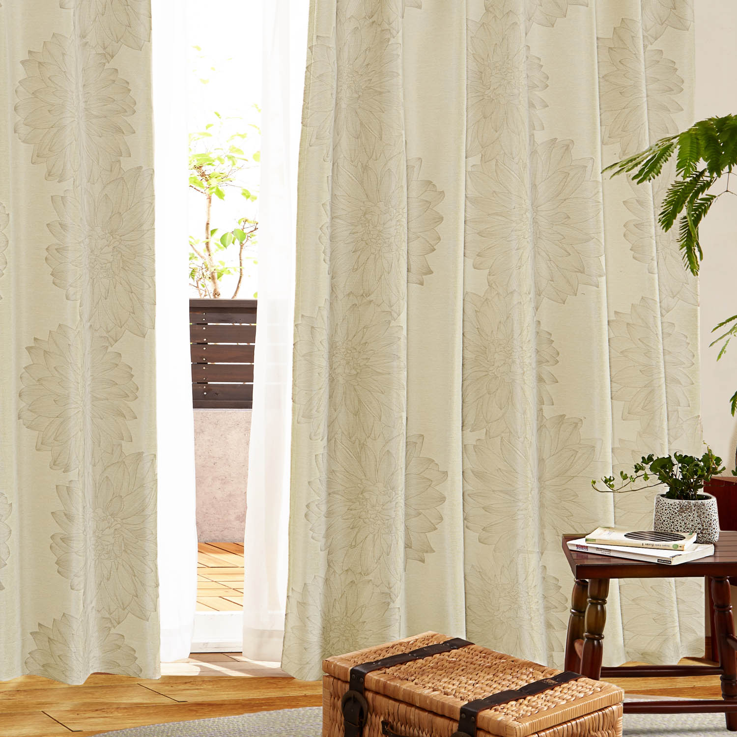 【ベルメゾン】【58サイズ】 遮光・遮熱・防音・形状記憶カーテン