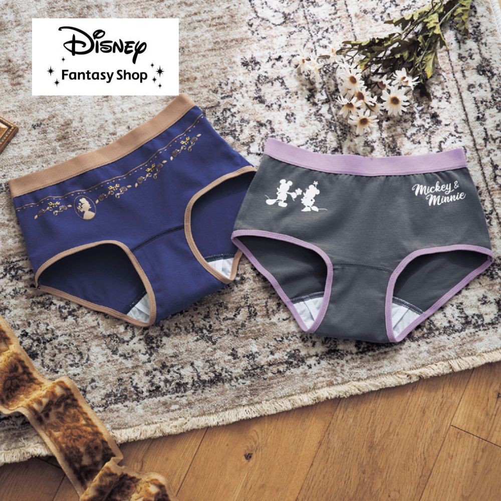 【ディズニー/Disney】綿混サニタリーショーツ(レギュラー・ウイング)(選べるキャラクター)