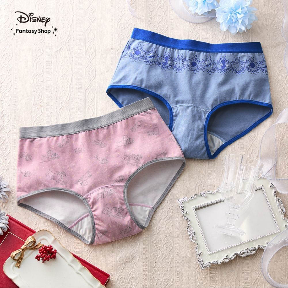 【ディズニー/Disney】綿混サニタリーショーツ(レギュラー・ウイング)(選べるキャラクター)