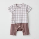 （天竺）グレージュ系ギンガムチェック